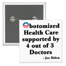 Obotomized Healthcare Pinback Button