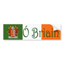 O'Brien Clan Irish/English Bumper Sticker
