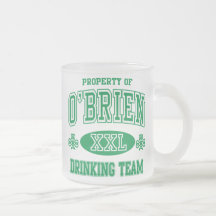 O'Brien Irish Drinking Team Coffee Mug