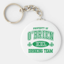O'Brien Irish Drinking Team Keychain