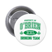 O'Brien Irish Drinking Team Pin