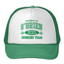 O'Brien Irish Drinking Team Trucker Hats