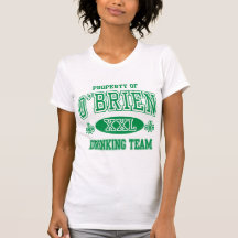 O'Brien Irish Drinking Team Tshirts