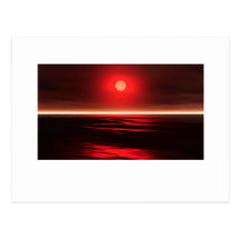 Obscurité des vagues 8 cartes postales