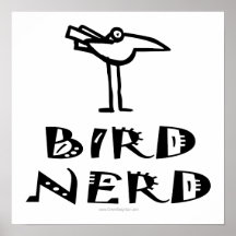 Observation d'oiseau, ornithologie, Birding Poster