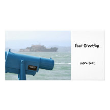 Observation Viewer Alcatraz Photo Greeting Card