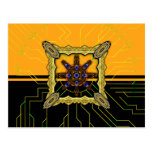 Observer Type Parasite Transparent Postcard