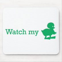 Observez ma birdie tapis de souris