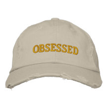 Obsessed Embroidered Baseball Cap