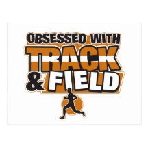 Obsessed With Track and Field Post Cards