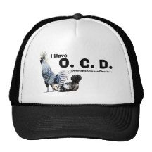 Obsessive Chicken Disorder: Polish Crested Mesh Hats