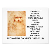 Obstacles Cannot Crush Me Fixed To A Star Quote Announcement
