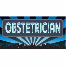 Obstetrician Marquee Cut Outs