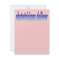 Obstetricians Deliver Pun Invitations