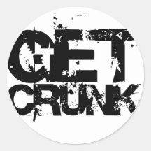 obtenez le crunk adhésifs ronds