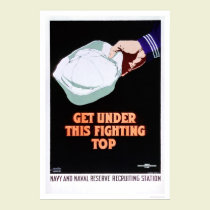 Obtenez sous ce dessus de combat - la marine (US02 affiches