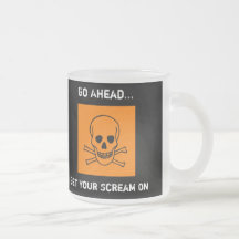 Obtenez votre cri perçant sur la tasse en verre gi