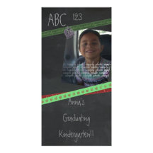Obtention du diplôme de jardin d'enfants ! ! ! ABC Cartes Avec Photo