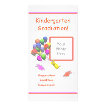 Obtention du diplôme de jardin d'enfants de poussi photocarte customisée
