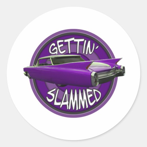 obtention du raisin 1960 claqué de Cadillac Autocollants