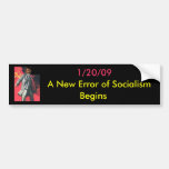 OBUMMER: A New Error of Socialism Begins Bumper Stickers