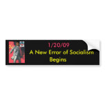 OBUMMER: A New Error of Socialism has Arrived bumper stickers