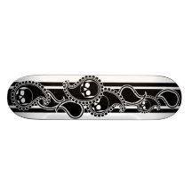 Obverse (Black) Skateboard Deck