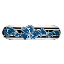 Obverse (Blue) Skateboard Deck