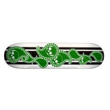 Obverse (Green) Skateboard Deck