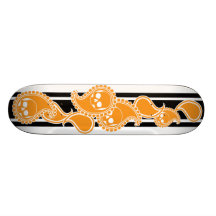 Obverse (Orange) Skateboard Deck