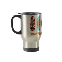 OBX Outer Banks Surf Board Themal Cup Coffee Mug