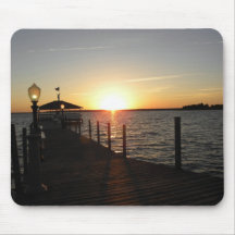 OC gazebo sunset Mousepad