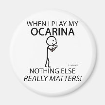Ocarina Nothing Else Matters Refrigerator Magnets