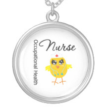 Occupational Health Nurse Chick Necklace