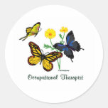 Occupational Therapist Butterflies Sticker