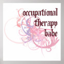 Occupational Therapy Babe posters