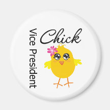 Occupations Chick Vice President Fridge Magnet