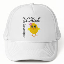 Occupations Chick Web Developer Mesh Hat