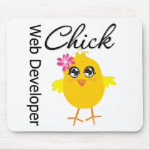 Occupations Chick Web Developer Mouse Pads