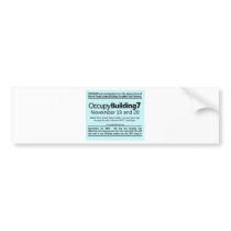 Occupy Building 7 World Trade Centre Protest Flyer