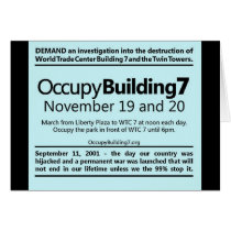 Occupy Building 7 World Trade Centre Protest Flyer