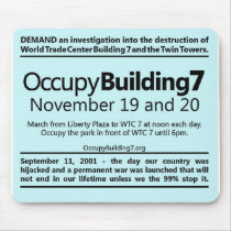 Occupy Building 7 World Trade Centre Protest Flyer