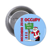 Occupy North Pole Button