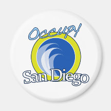 Occupy San Diego Refrigerator Magnet