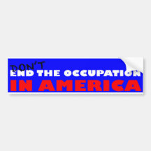 Occupy Wall Street Bumper Stickers