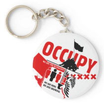 Occupy Wall Street: We are the 99% keychains