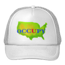 occupy wallstreet trucker hat