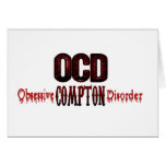 OCD- Obsessive Compton Disorder Greeting Card