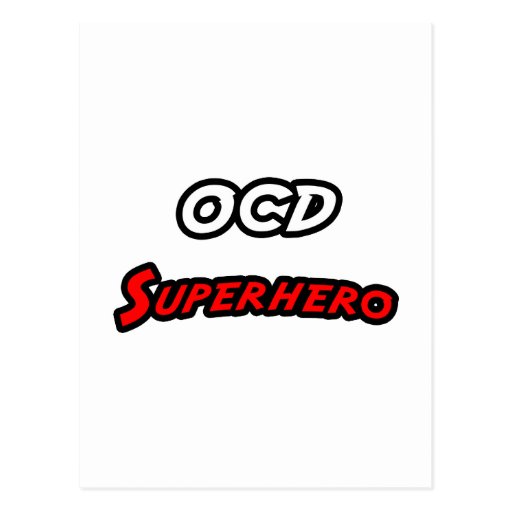 OCD Superhero Postcards