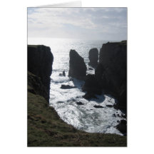 Ocean atmosphere - Stackrocks, Pembrokeshie, UK Card